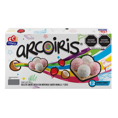 Gamesa galletas arcoiris