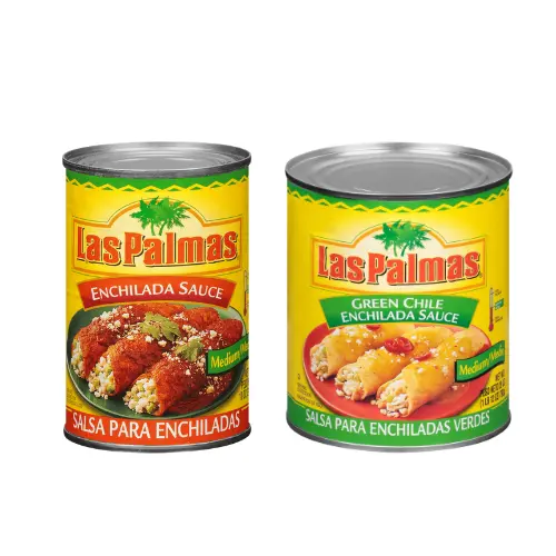 Las Palmas Salsa para enchiladas, verde-roja